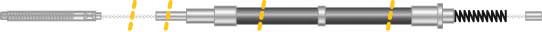 MGA CF5589 Cable, parking brake